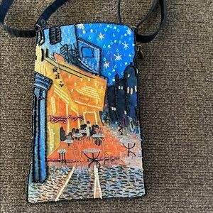 Colorful Beaded Crossbody Bag